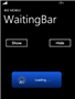 WaitingBar for WP7